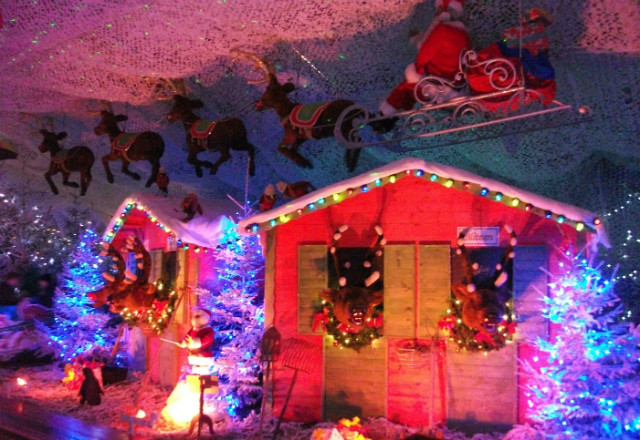 Christmas display at Baytree Garden Centre