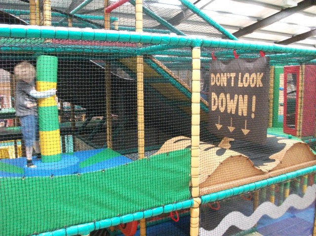 Soft play at Sacrewell Farm