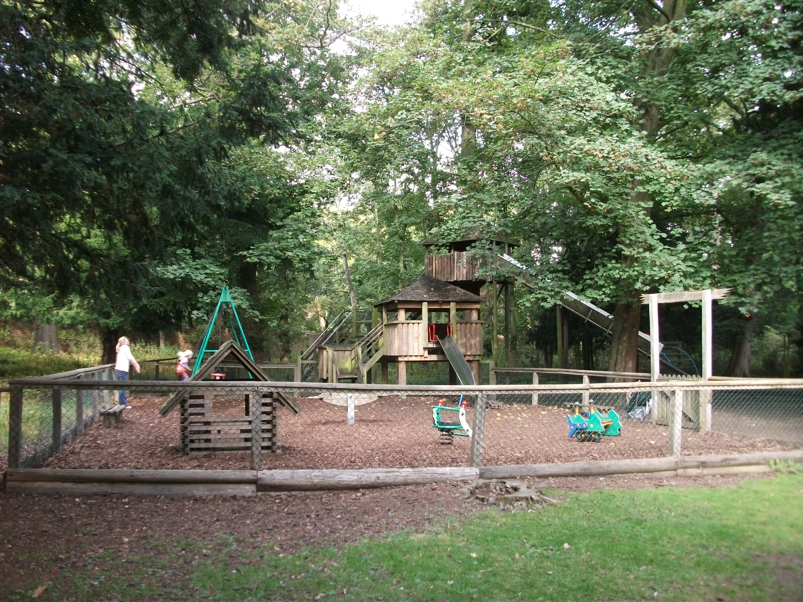 Under 5s playground at Belton House