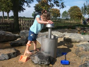 Otter playground at Ferry Meadows